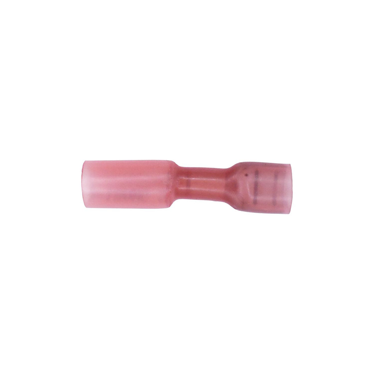 Red Female Disconnect Crimp And Solder Slip-On Connector, 20 to 18 Gauge
