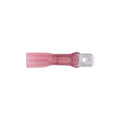 Red Male Disconnect Crimp And Solder Slip-On Connector, 20 to 18 Gauge