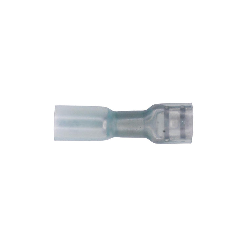 Blue Female Disconnect Crimp And Solder Slip-On Connector, 16 to 14 Gauge