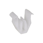White Nylon Grille Clip