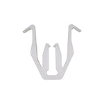 White Nylon Grille Clip