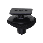 8mmx12mm Black Nylon Molding Clip, 18mm Head
