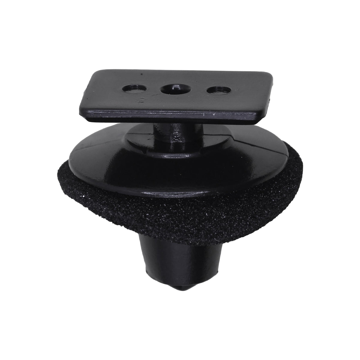 8mmx12mm Black Nylon Molding Clip, 18mm Head