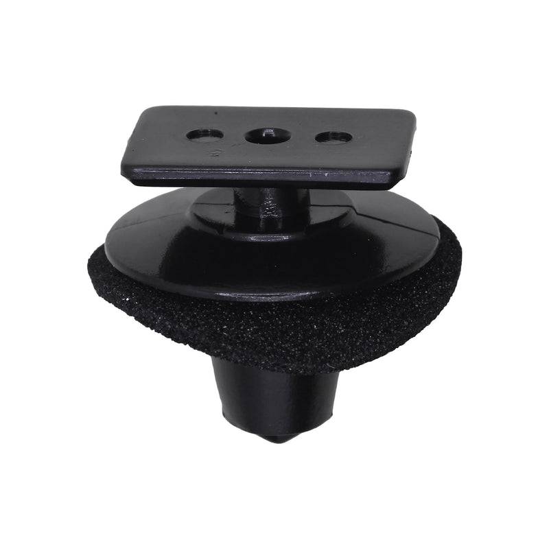 8mmx12mm Black Nylon Molding Clip, 18mm Head