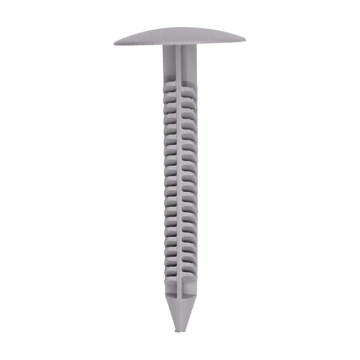 8mmx58mm Opal Gray Nylon Single Head Christmas Tree Retainer, 25mm Head