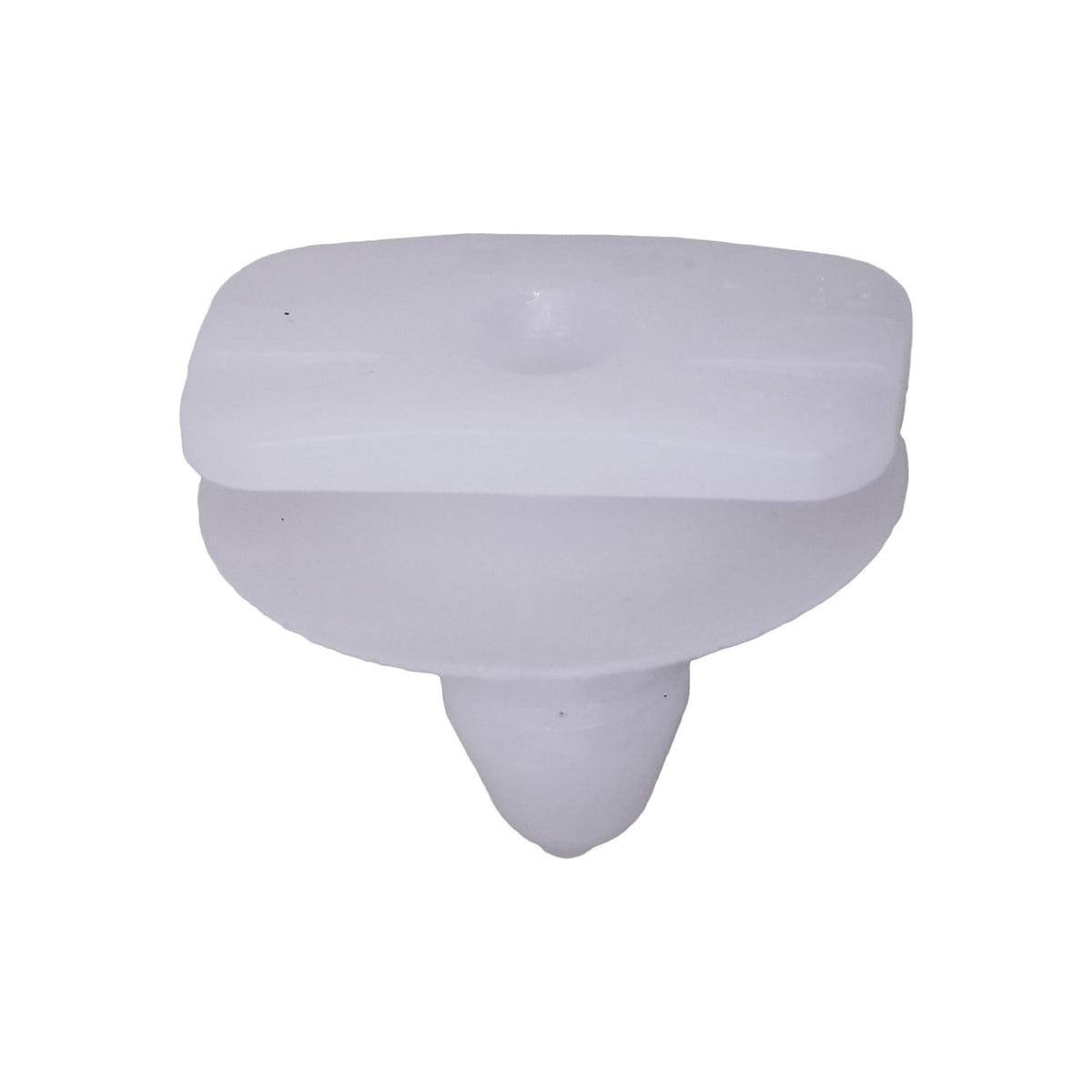 9mmx5.3mm White Nylon Molding Clip, 15mm Head