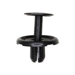 7mmx9mm Black Push-Type Retainer with Drive Pin, 20mm Head, Push-Type with Drive Pin