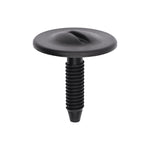 5.8mmx28.5mm Black Nylon Single Head Christmas Tree Retainer, 25mm Head