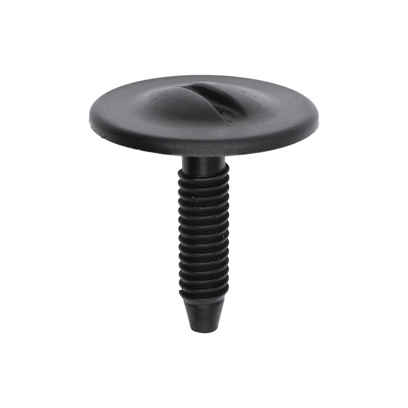 5.8mmx28.5mm Black Nylon Single Head Christmas Tree Retainer, 25mm Head