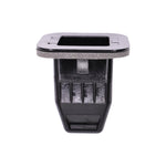 17mmx20mm Black Nylon Bumper Grommet, 27mmx30mm Head