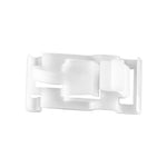 37mm White Nylon Molding Clip