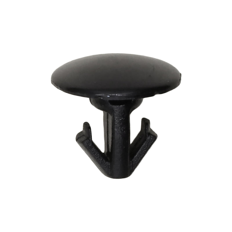 5.5mmx7mm Black Nylon Single Head Retaining Clip, 9mm Head