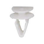 13mm White Nylon Cowl & Dash Molding Clip, 16mm Head
