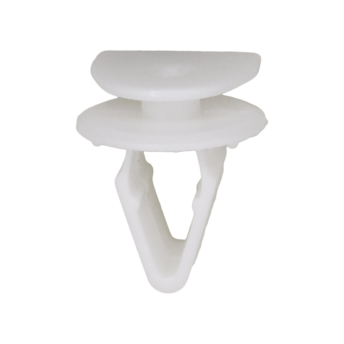 13mm White Nylon Cowl & Dash Molding Clip, 16mm Head