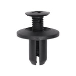 8mmx12mm Gray Screw-Type Retainer with Open End, 18mm Head