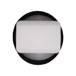 8mmx10mm White Nylon Molding Clip, 16mm Head