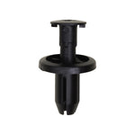 7mmx14mm Black Screw-Type Retainer with Open End, 16mm Head