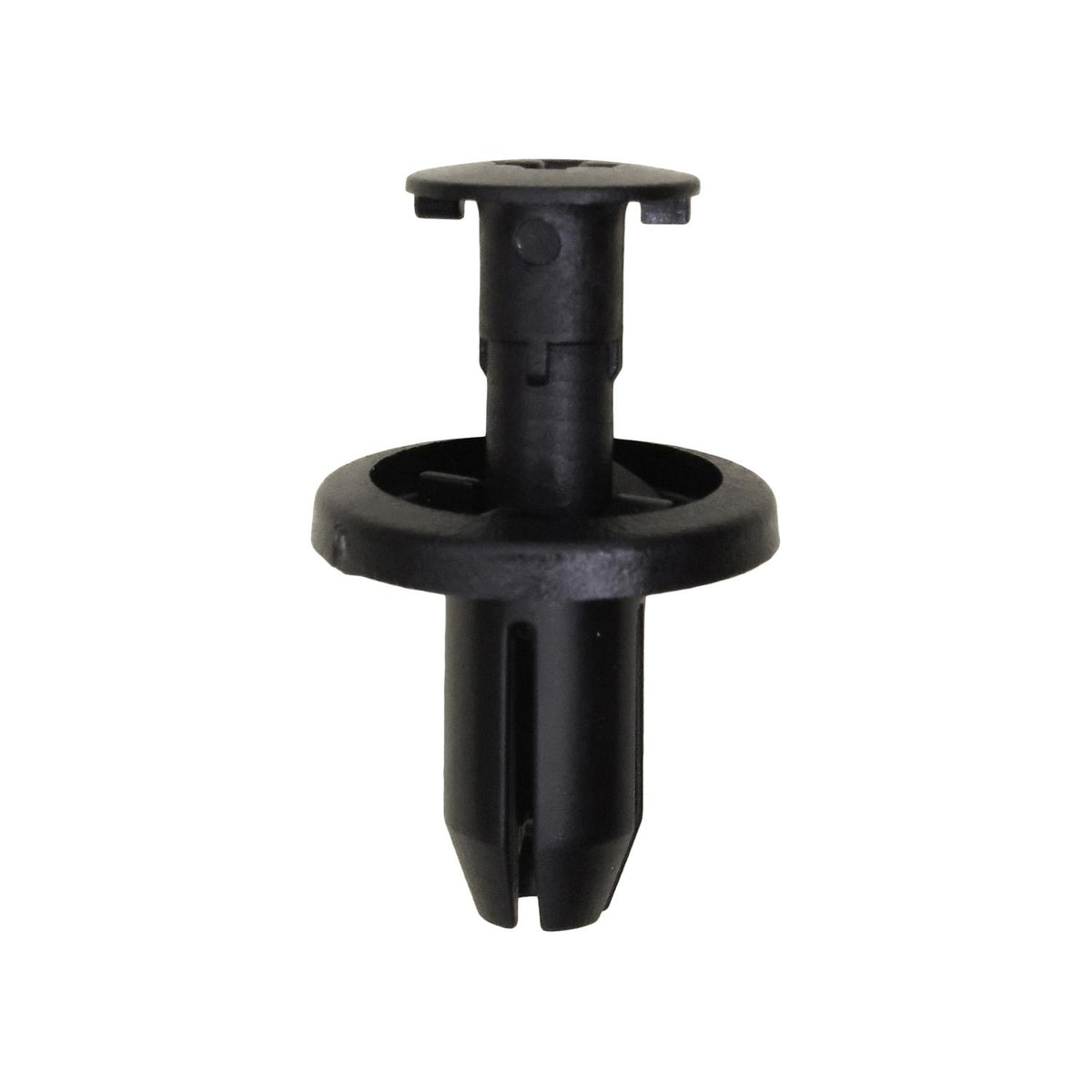 7mmx14mm Black Screw-Type Retainer with Open End, 16mm Head