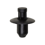 7mmx10mm Black Push-Type Retainer with Drive Pin, 15mm Head, Push-Type with Drive Pin