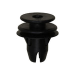 9mmx13mm Black Nylon Triple Head Christmas Tree Retainer, 18mm Head