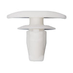 8mmx8mm White Nylon Double Head Weatherstrip Clip