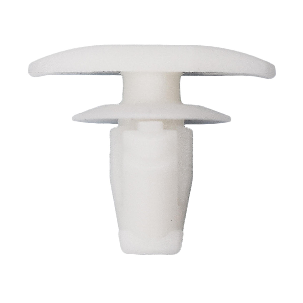 8mmx8mm White Nylon Double Head Weatherstrip Clip