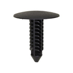 8mmx27mm Black Nylon Single Head Christmas Tree Retainer, 25.4mm Head
