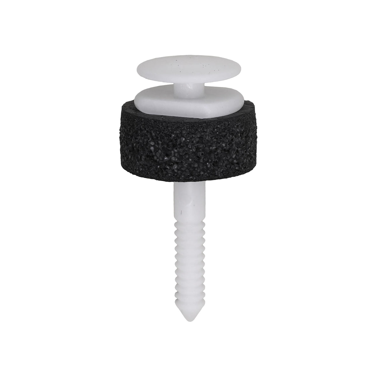 5mmx34mm White Nylon Double Head Trim Panel Christmas Tree Retainer with Sealer, 12mmx16mm Head