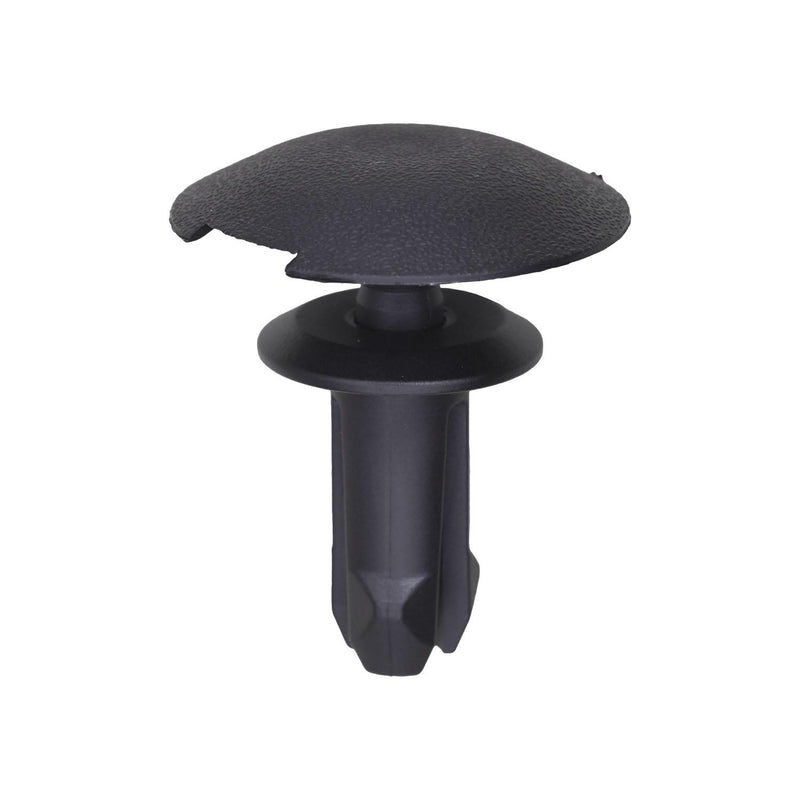 10mmx23mm Black Push Type Retainer, 20mm Head