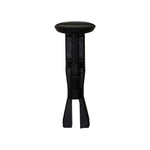 24mm Black Nylon Bumper Cover Pin, 10mm Head