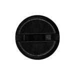 24mm Black Nylon Bumper Cover Pin, 10mm Head