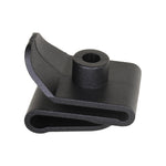 M4.8 Black Nylon U Type Nut, Panel 2mmMax., 10mm Ctr Hole Edge