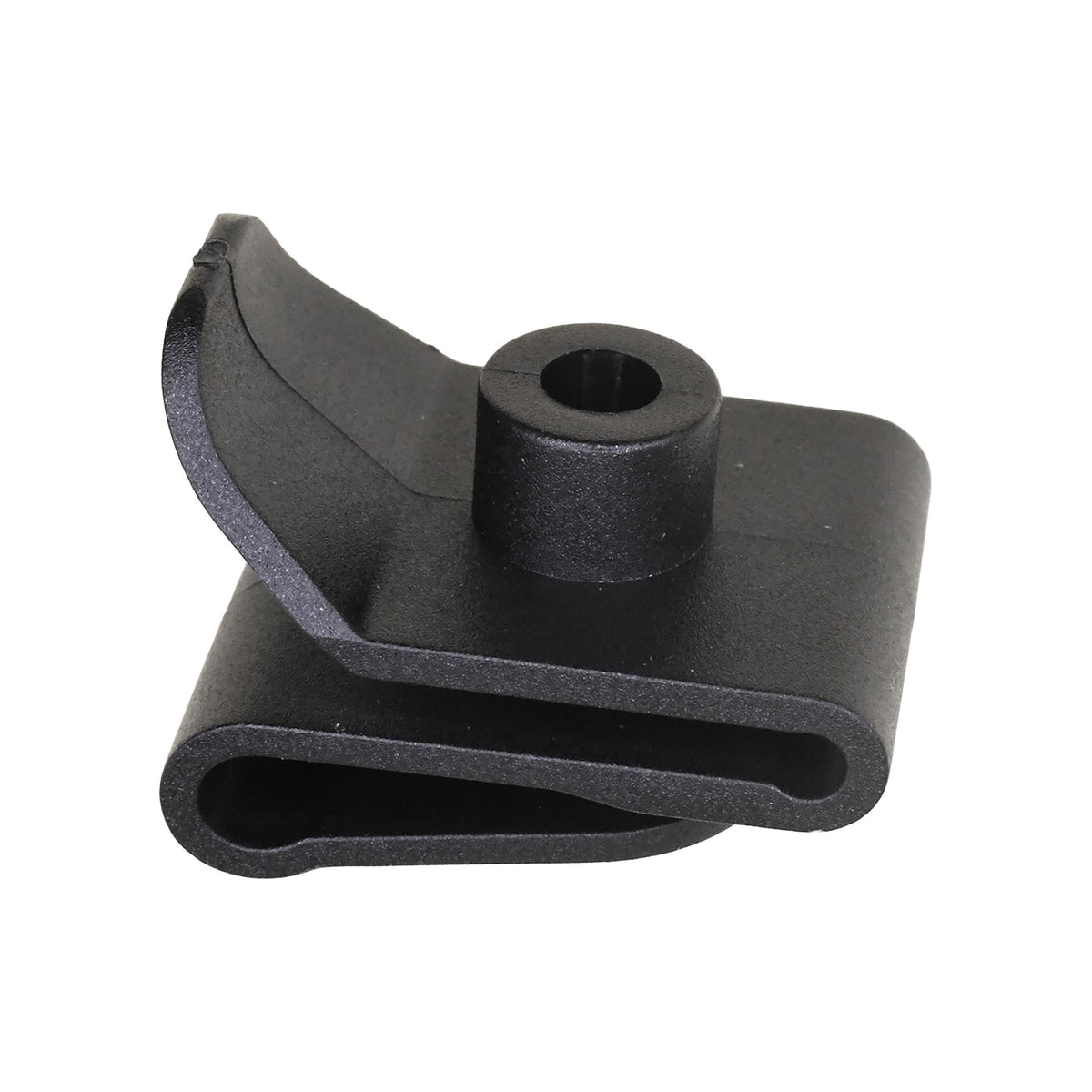 M4.8 Black Nylon U Type Nut, Panel 2mmMax., 10mm Ctr Hole Edge