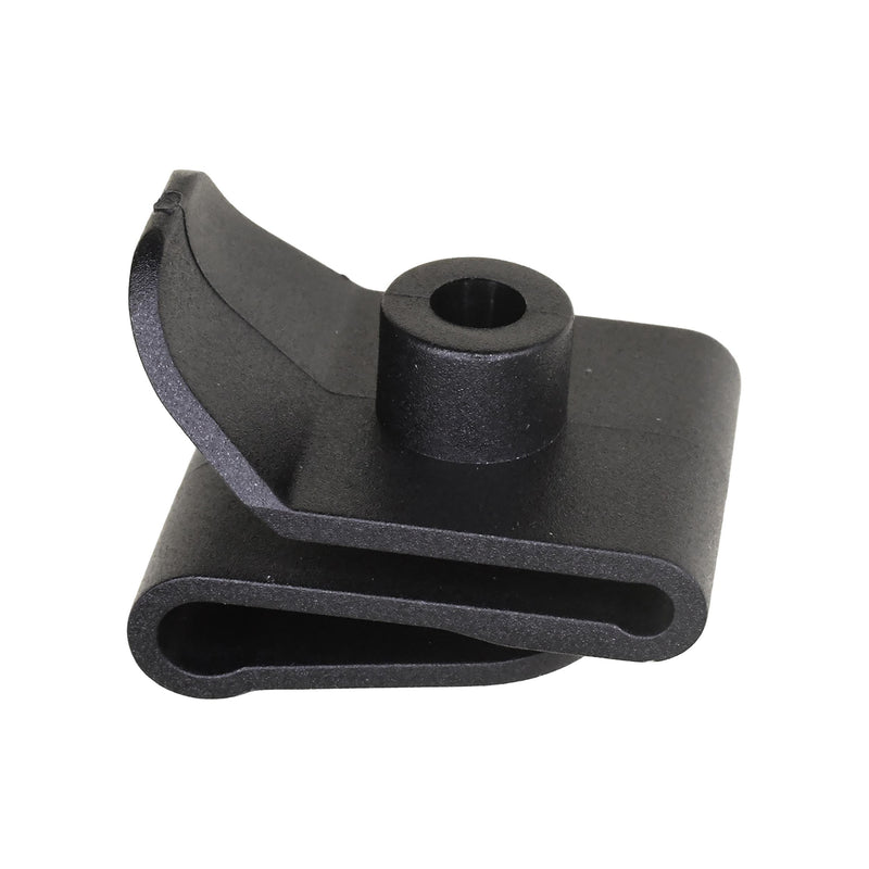 M4.8 Black Nylon U Type Nut, Panel 2mmMax., 10mm Ctr Hole Edge