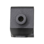 M4.8 Black Nylon U Type Nut, Panel 2mmMax., 10mm Ctr Hole Edge
