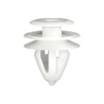 10mmx12mm White Nylon Triple Head Christmas Tree Retainer, 16mm Head