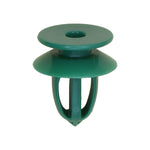 9mmx14mm Green Nylon Double Head Christmas Tree Retainer, 17mm Head