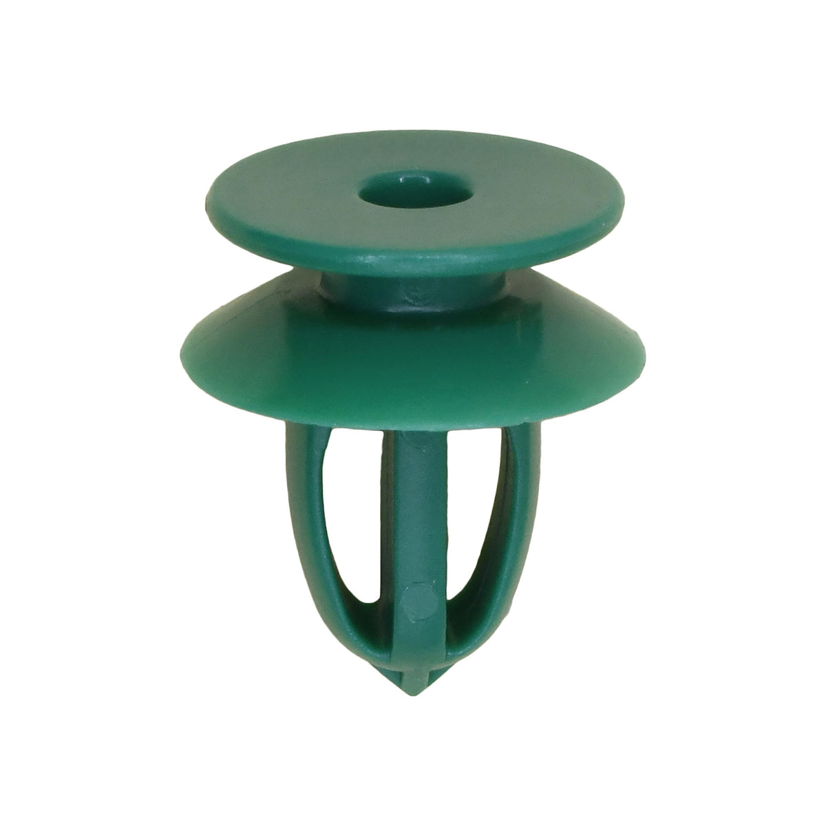 9mmx14mm Green Nylon Double Head Christmas Tree Retainer, 17mm Head