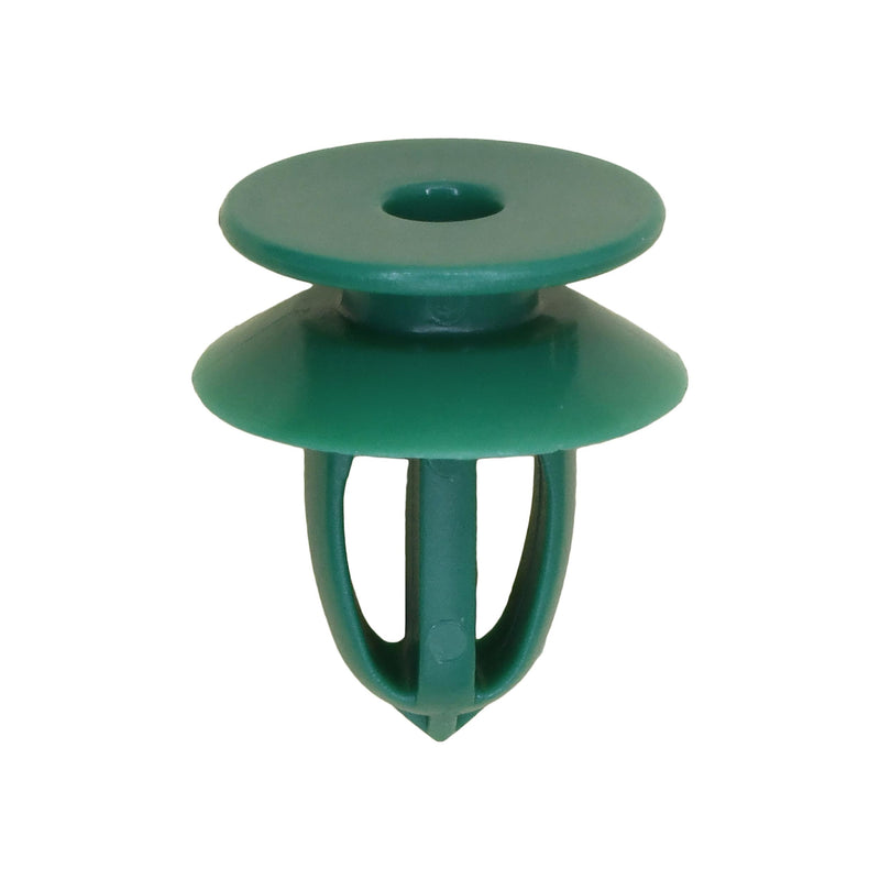 9mmx14mm Green Nylon Double Head Christmas Tree Retainer, 17mm Head