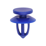 9mmx13mm Blue Nylon Double Head Christmas Tree Retainer, 17mm Head