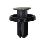9mmx15mm Black Push-Type Retainer with Drive Pin, 22mm Head