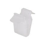 White Nylon Molding Clip, 12.4mm Overall Height