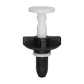 11mmx20mm Black & White Push Type Retainer, 24mm Head
