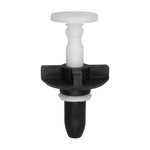 11mmx20mm Black & White Push Type Retainer, 24mm Head