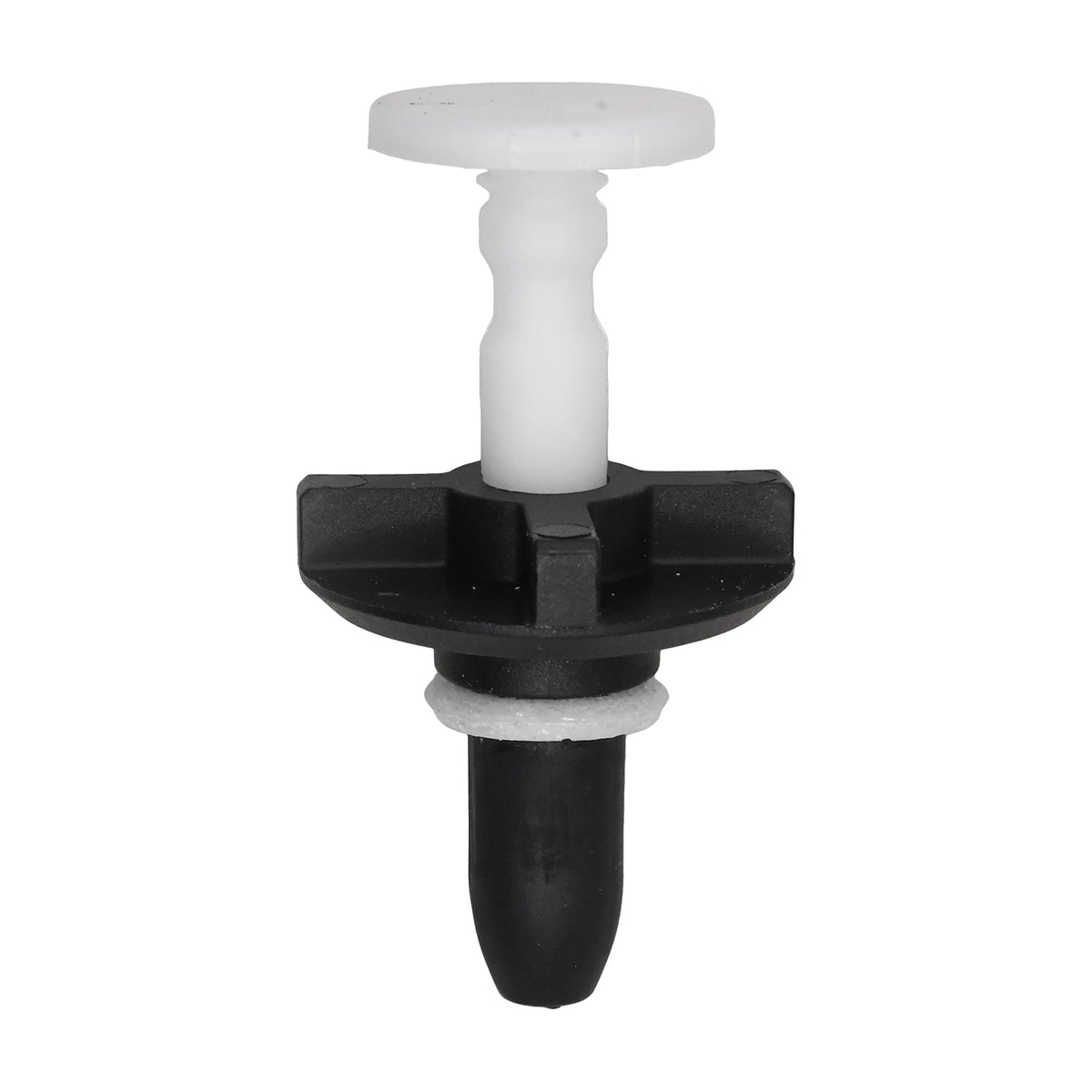 11mmx20mm Black & White Push Type Retainer, 24mm Head