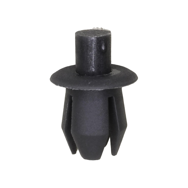 8mmx11mm Gray Push-Type Retainer with Open End, 12mm Head