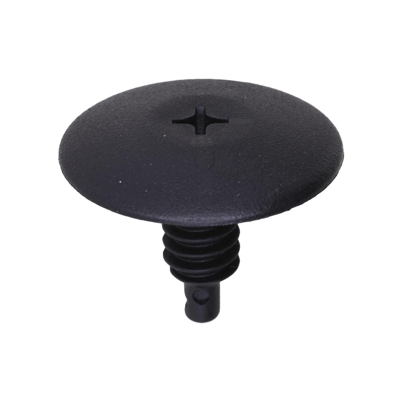 6.5mmx16mm Black Nylon Single Head Christmas Tree Retainer, 23mm Head