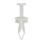 10mmx36mm White Push Type Retainer, 23.5mm Head