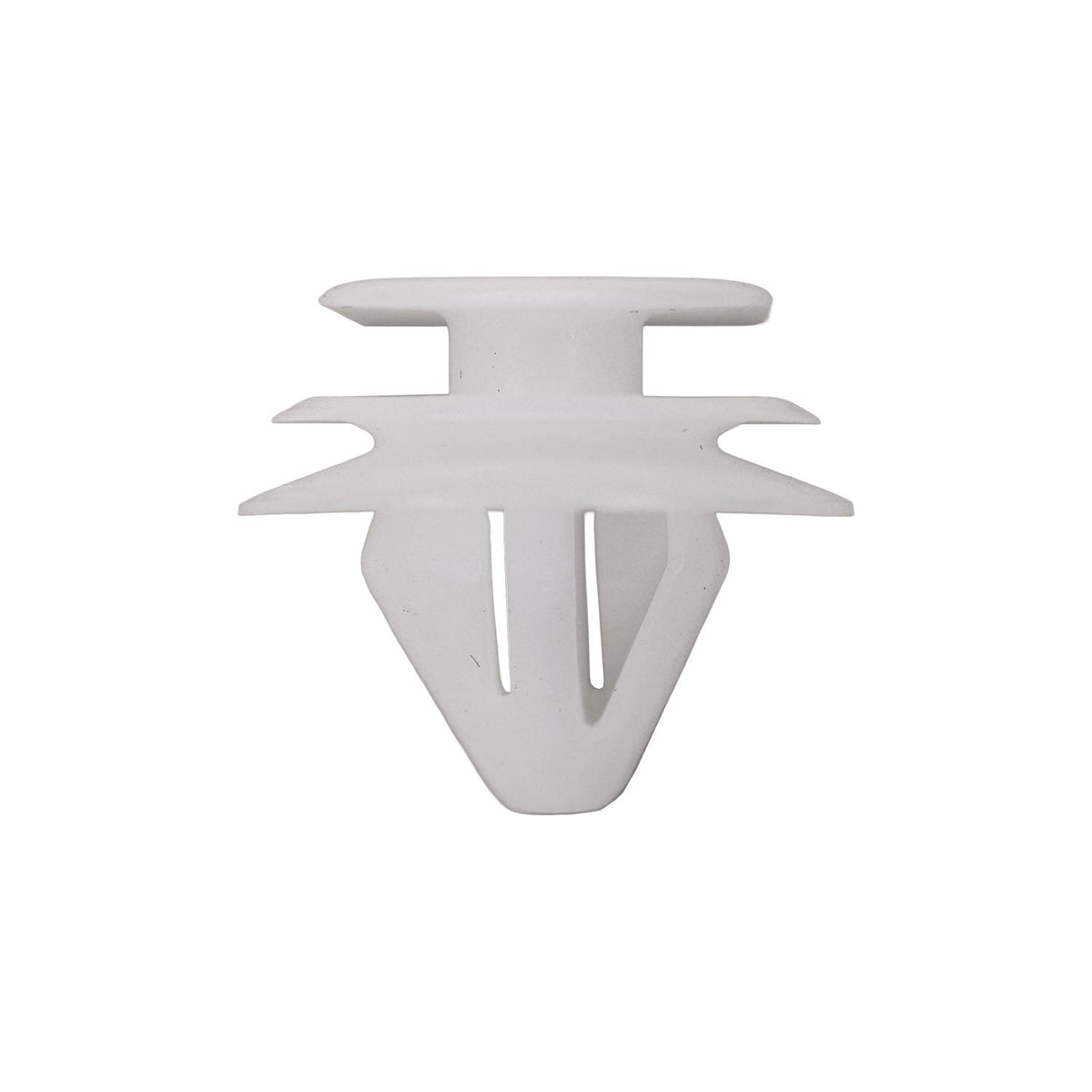 10.7mmx12mm White Nylon Triple Head Christmas Tree Retainer, 18mm Head