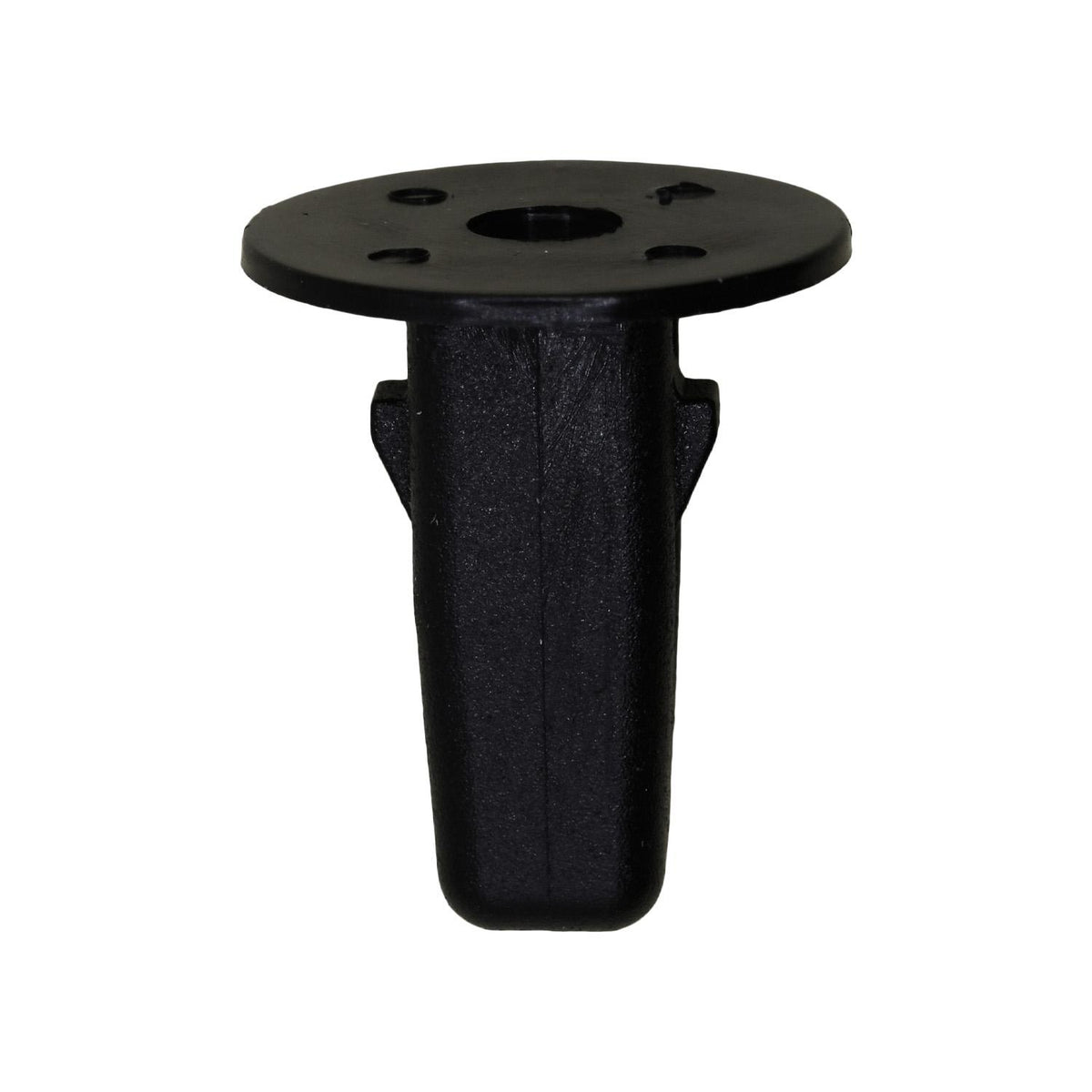 M5.5 Black Nylon Screw Grommet, 9mmx9mm Square Hole, 20mm Head